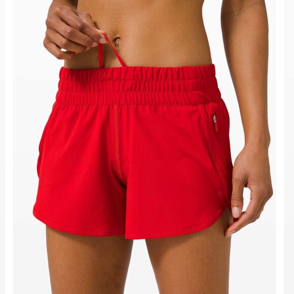 Lululemon Tracker Short V *4" Dark Red (?) - Size 4 Running Shorts - Picture 1 of 7